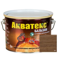 Акватекс-бальзам (натуральное масло для древесины) 2 л дуб