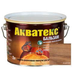 Акватекс-бальзам (натуральное масло для древесины) 2 л бесцветный