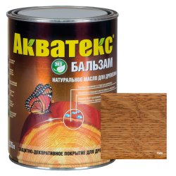 Акватекс-бальзам (натуральное масло для древесины) 0,75 л тик