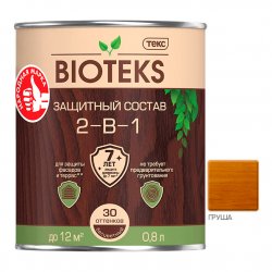Защитный состав 2-в-1 BIOTEKS груша 0,8л