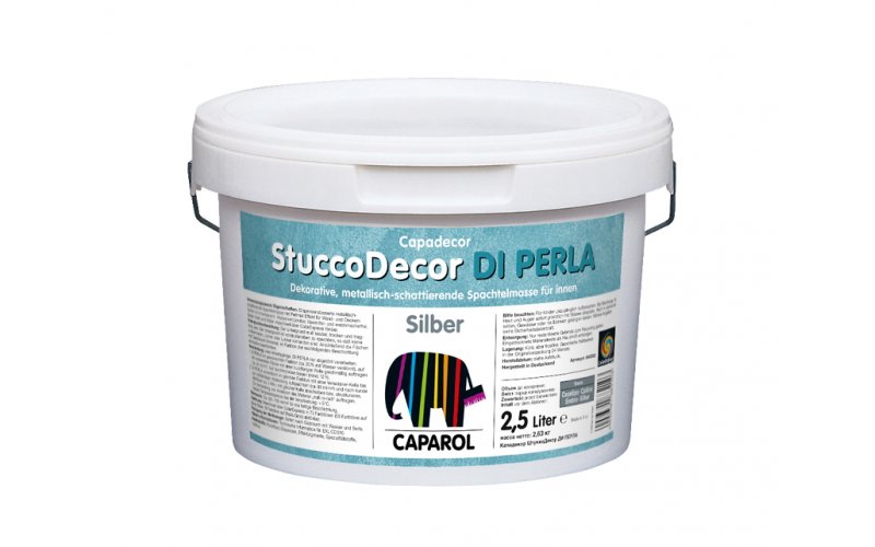 Материал лакокрасочный декоративный Capadecor Stucco Di Perla Silber 2.5л