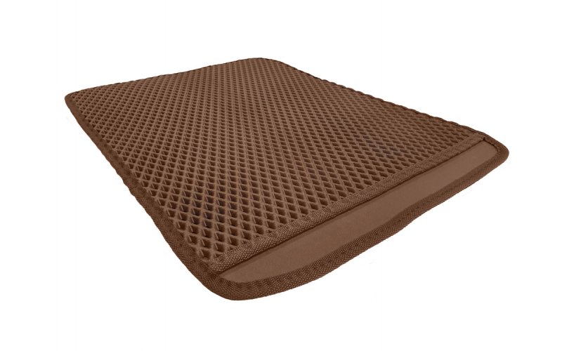Двухслойный коврик для животных Eco Cover РОМБ 46*64 см коричневый