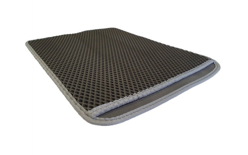 Двухслойный коврик для животных Eco Cover РОМБ 46*64 см серый
