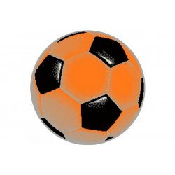 KOLIBRI круглый 0,8х0,8 Оранжевый футбольный мяч 11198/160 (FRIZE 9mm)