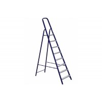Стальная лестница-стремянка 8-и ступ Н=1,66/3,70м  (М8408)