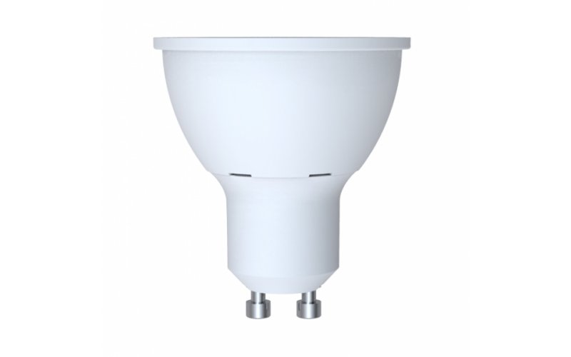 Светодиодная лампа холодный белый свет цоколь GU10 типа MR16 6Вт