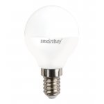 Светодиодная LED лампа Smartbuy свет нейтральный цоколь Е14 8,5 Вт