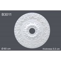 Декоратинвая розетка B3011 d 60 cm (полиуретан)