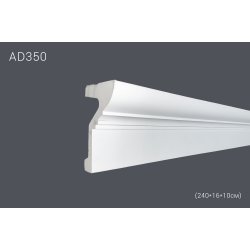 Стеновой молдинг AD350 (полиуретан)