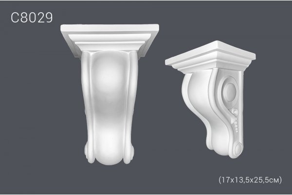 Декоративная консоль С8029 17х13,5х25,5см (полиуретан)