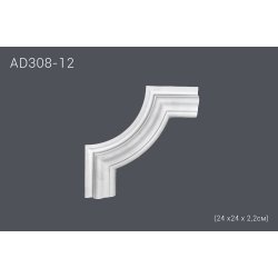 Декор. профиль АD308-12 24 х24 х 2,2см (полиуретан)