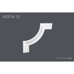 Декор. профиль АD318-12 17 x 17 x 1.5см (полиуретан)