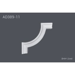 Декор профиль AD389-11 (угол) 8*8*1,2см