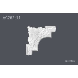 Декоративный угол для молдингов AC252-11 24*24cm (полиуретан)