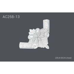Декор профиль AC258-13 (25,5*25,5*2,4) (угол) (полиуретан)