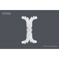 Декоративный орнамент G2066 (12x22x2.5см) (полиуретан)