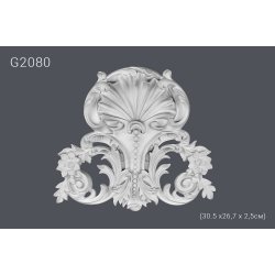 Декоративный орнамент G2080 (30.5 х26,7 х 2,5см) (полиуретан)