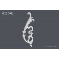 Декоративный орнамент G2359R (15,9 х 33 х 2см) (полиуретан)