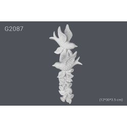 Декоративный орнамент G2087 12*30*3.5 cm (полиуретан)