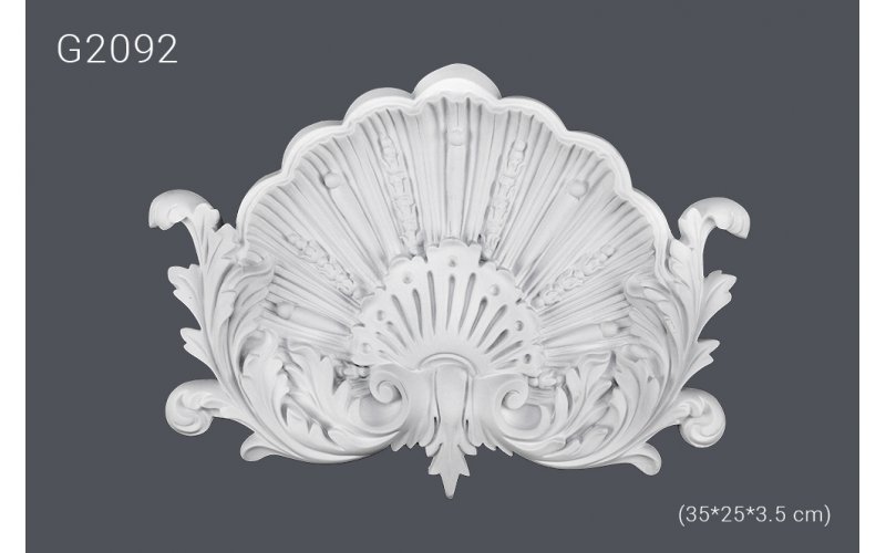 Декоративный орнамент G2092 35*25*3.5 cm (полиуретан)