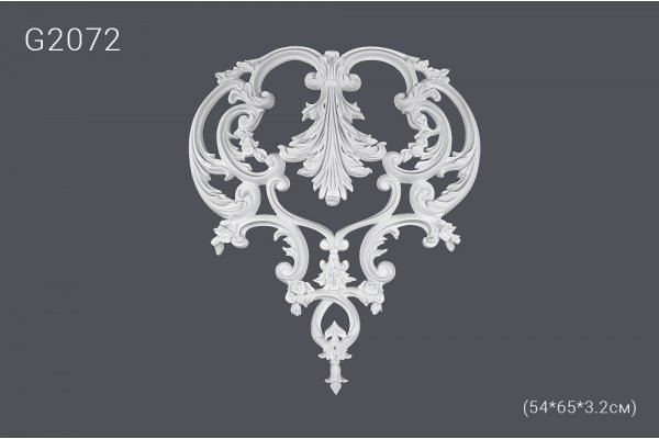 Декоративный орнамент G2072 (54*65*3.2см) (полиуретан)