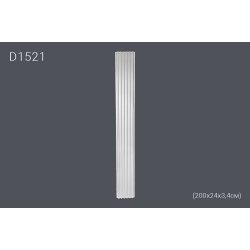 Декоративная пилястра D1521 200х24х3,4см (полиуретан)