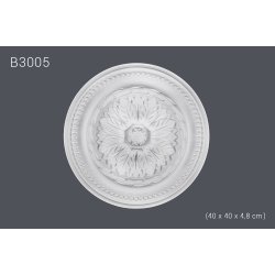 Декоратинвая розетка B3005 d 40 cm (полиуретан)
