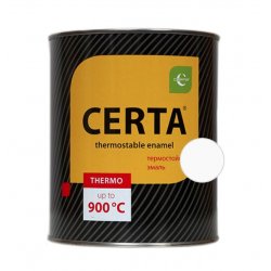 CERTA эмаль термостойкая антикоррозионная белый до 400°С (0,8кг)
