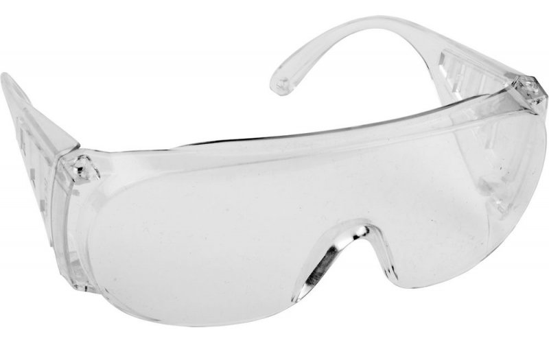 Очки DEXX защитные поликорбонатные монолинза с боковой вентиляцией прозрачные 11050