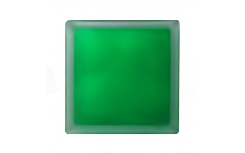 Стеклоблок JH 074 Misty In-colored green(зеленый матовый)
