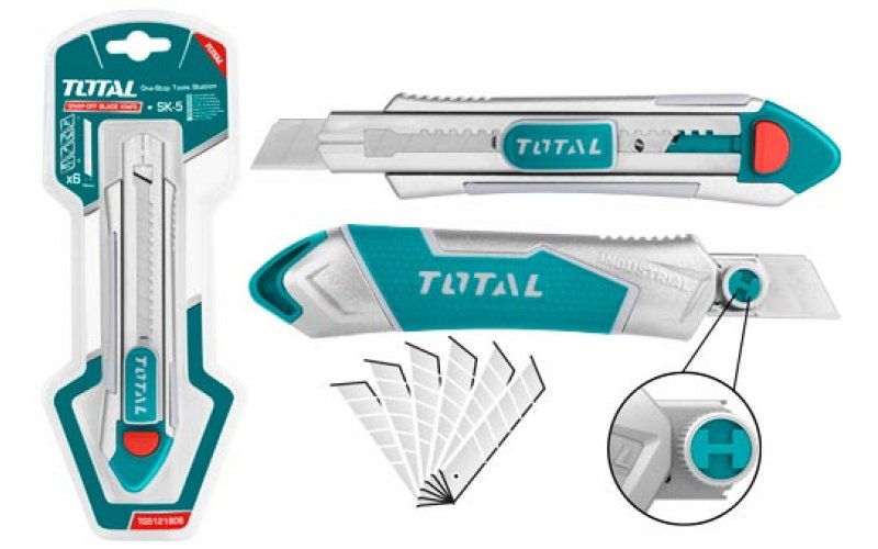 TG5121806 TOTAL Строительный нож Length 185mm