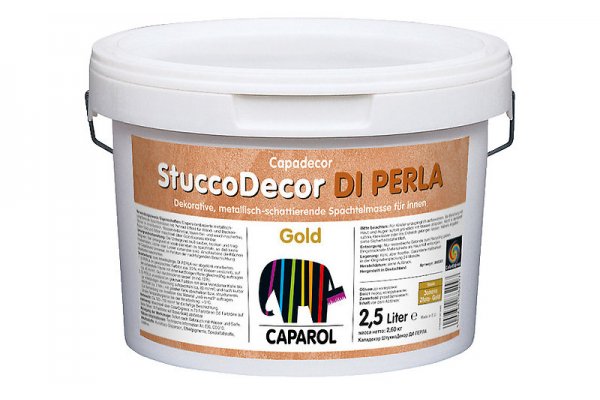 Материал лакокрасочный декоративный Capadecor Stucco Di Perla Silber 1.25л