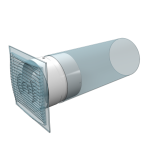 Вентилятор Эра Профит 4 осевой канальный вытяжной D100