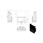 Топка Wiktor 14kw G вертикальное открывание