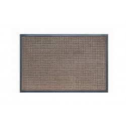 Коврик KG ТМ 024  0,60м х 0,90м Резина-текстиль мелкие квадраты коричневый