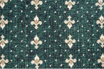 Бытовой ковролин Berber - Luiza 3601 8 20455 4м зеленый с лилиями