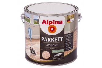 Лак алкидн. Alpina Для паркета (Alpina Parkett) шелковисто-матовый 2,5 л / 2,3 кг (537850)