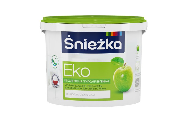 Краска эмульсия EKO Sniezka 5 литр белая