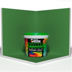 Резиновая краска Super Decor 01 Ондулин зелен. 1кг