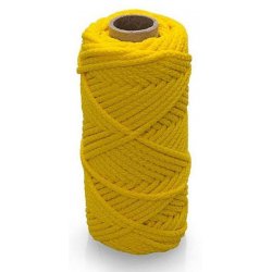 Шнур хозяйственно-бытовой с сердечником 2,5 мм желтый (50 м)