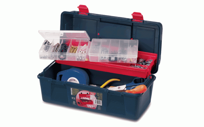 Ящик для инструментов пластиковый  (400х210х160) TG.25 TG.25