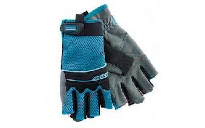 Защитные перчатки комбинированные, облегченные, открытые пальцы   М   GRO