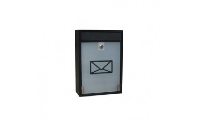 Почтовый ящик MILAN металлический черный  BG.410.02