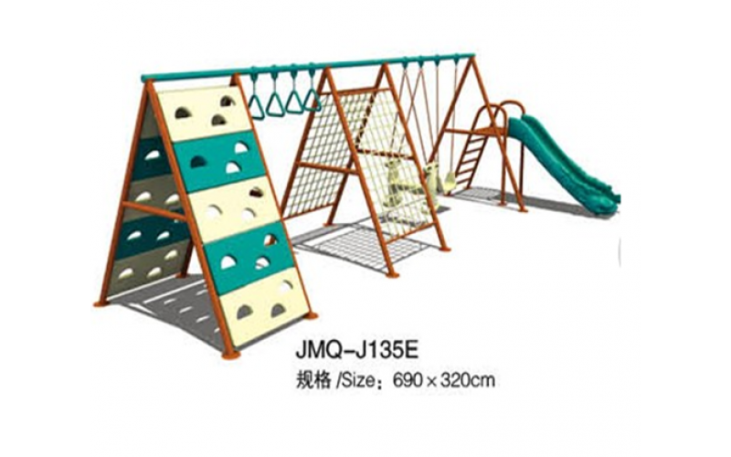Детский игровой комплекс JMQ-J135E (6.9x3.2 м)