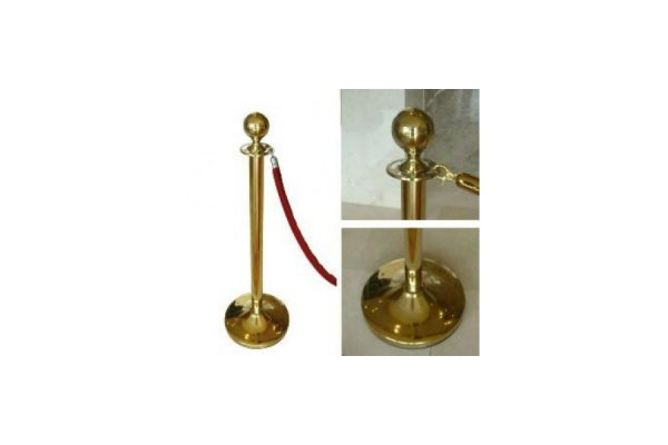 Декоративный столб h -1м, d-63мм, золото, 1301
