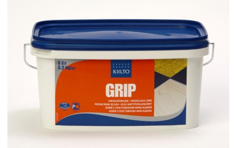 Kiilto Grip Клей для съемных напольных плит и текстиля 5 л.
