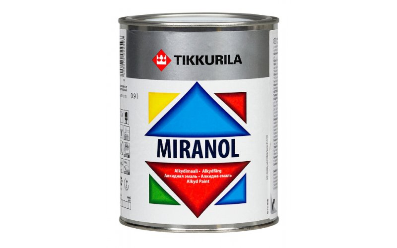 MIRANOL тиксотропная алкидная эмаль с незначительным запахом 0.9л