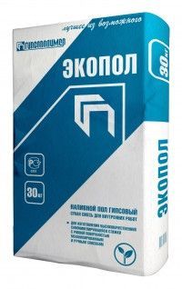 Наливной пол "Экопол" 30кг (Расход: 30кг / 2.2 м2 при толщине слоя 10мм)