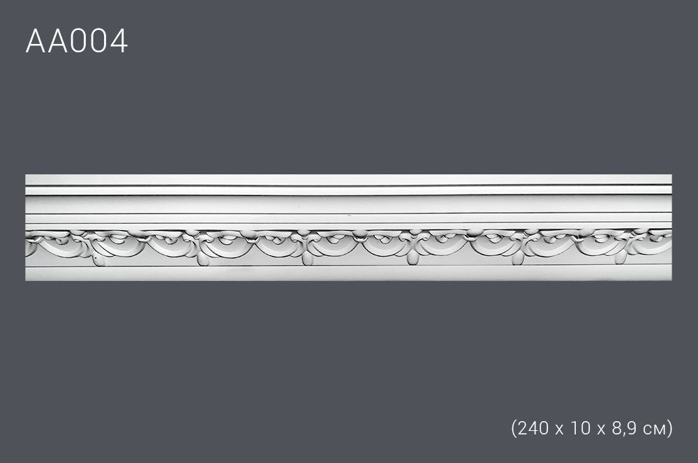 Декор. профиль АА004 240 х 10 х 9см диагональ 13,4см(30)