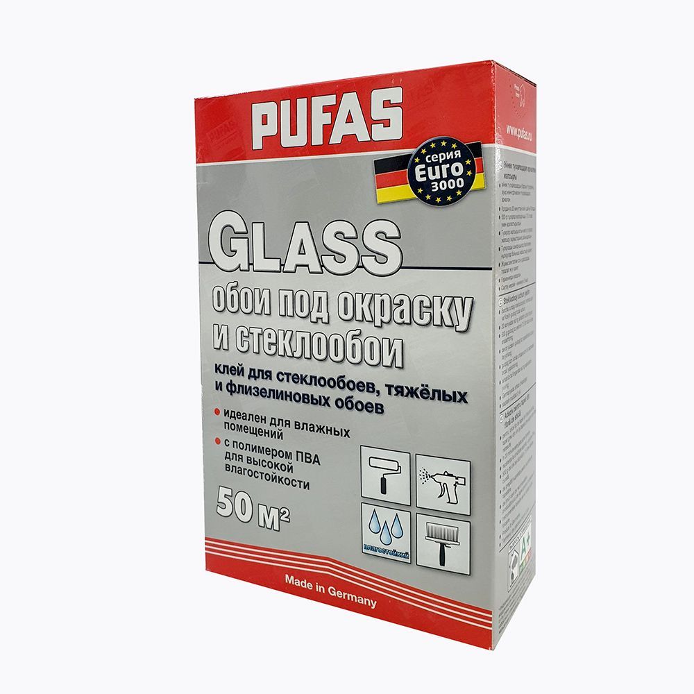 Клей Pufas EURO 3000 Glass spezial 500гр.